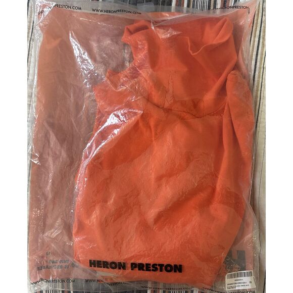 HERON PRESTON - Turtleneck - Orange - Rare size XXL - Picture 12 of 13